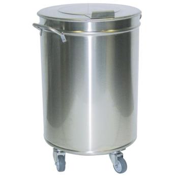 21020002 IP0003 PCR/105B (25) K Abfallbehälter mit Deckel auf Rollen - 95 Liter